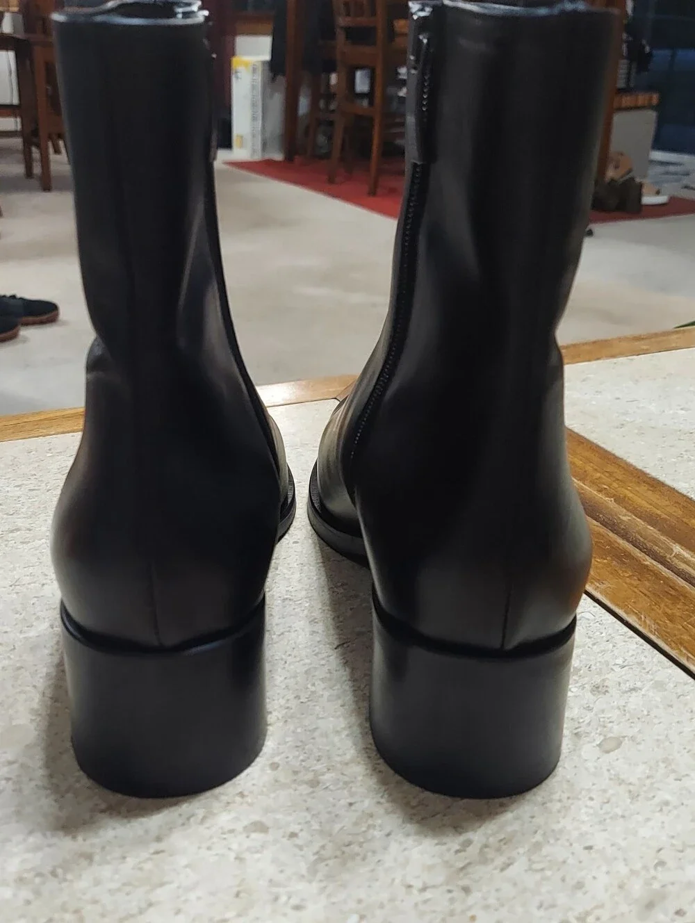 Anna Luisa Cortina Bootie Woman's Size 10 Black Made In Italy